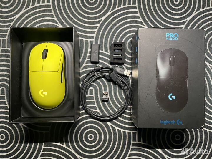 Logitech g pro wireless yellow