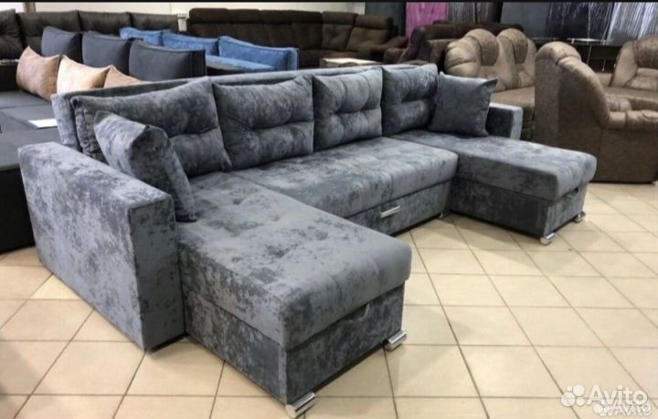 Диван Угловой П- образный #0234