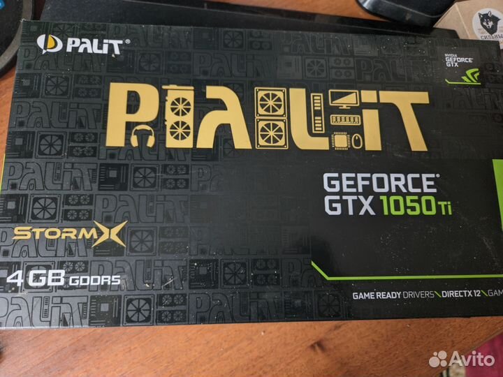 Видеокарта Nvidia GeForce GTX 1050 ti 4gb Palit