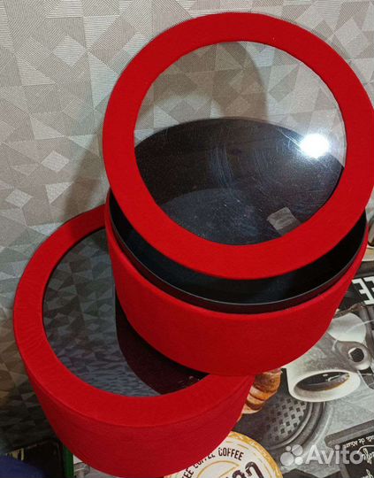 Коробки подарочные бархат