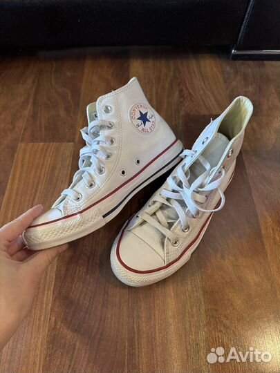 Кеды кожаные converse 37,5