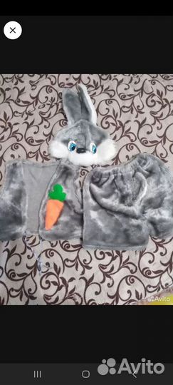 Костюм зайчика для мальчмка
