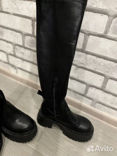 Сапоги ботфорты