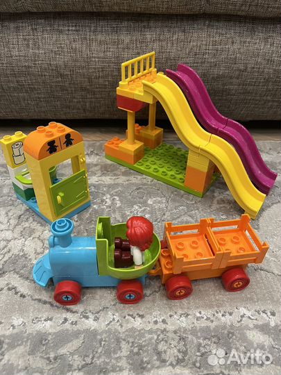Lego duplo большой парк аттракционов