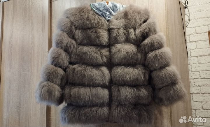 Полушубок из песца,р40