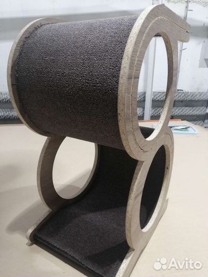 Лежанка когтеточка домик для котов