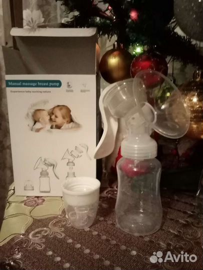 Молокоотсос ручной Pregma, новый (+вкладыши)
