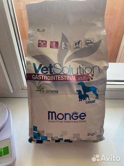 Корм для собак monge gastrointestinal 2 кг