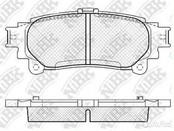 Колодки NiBK PN1846 - nibk
