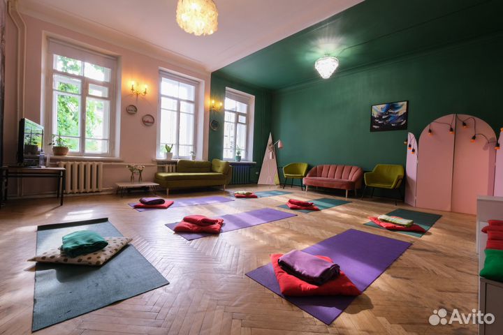 Аренда зала для йоги, практик