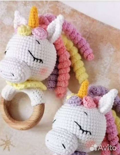 Деревянные грызунки погремушка