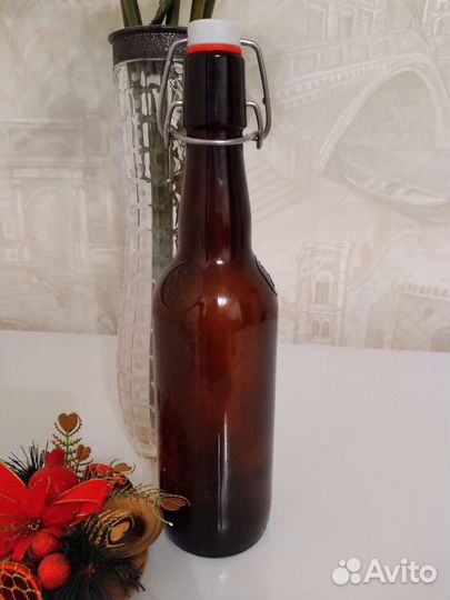 Стеклянная бутылка 0 5