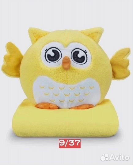 Сова с пледом детский плед