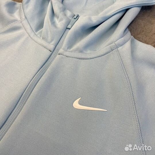 Зип худи Nocta Nike tech flecce голубая