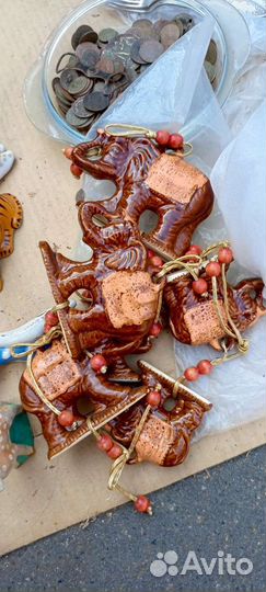 Слоны статуэтки 7 шт