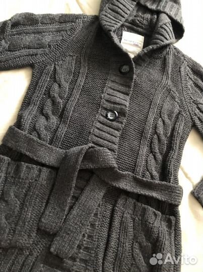 Кардиган zara, туника и меховой жилет (6-7, 13-14)