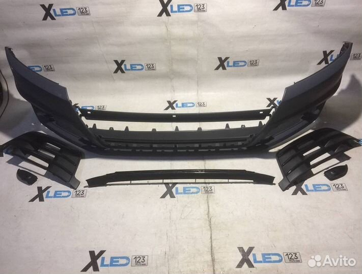 Передний бампер Audi Q7 Q 7 S line 2015-н.в в сбор