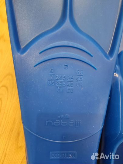 Ласты для плавания 39-40 Nabaiji