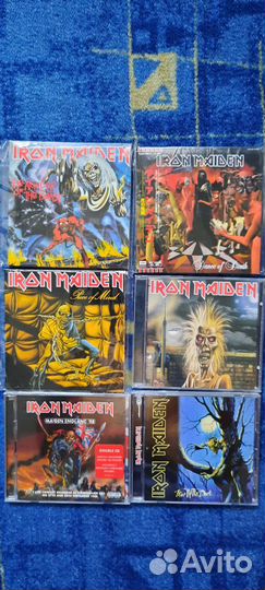 Фирменные диски Iron Maiden, Queen, Roger Taylor