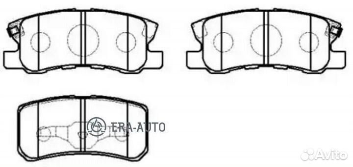 HSB HP5139 Колодки торм