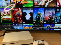 Xbox One S + геймпад + 400 игр