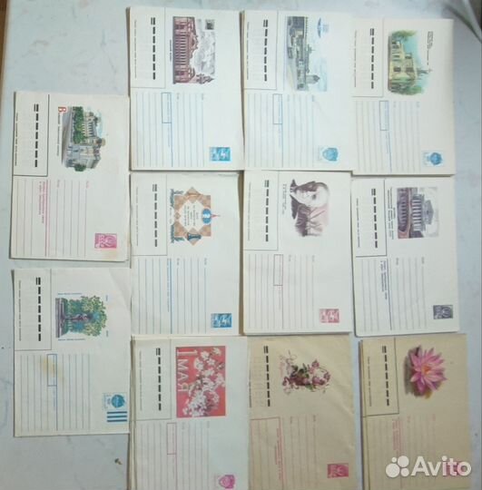 Конверты и открытки с 1970 годов