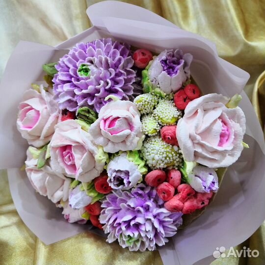 Съедобные Букеты из зефира на праздники