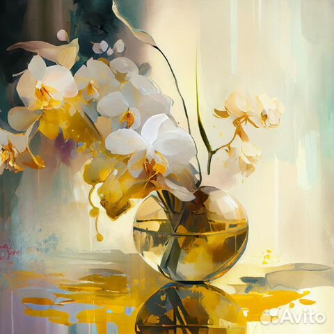 Орхидеи картина в интерьер