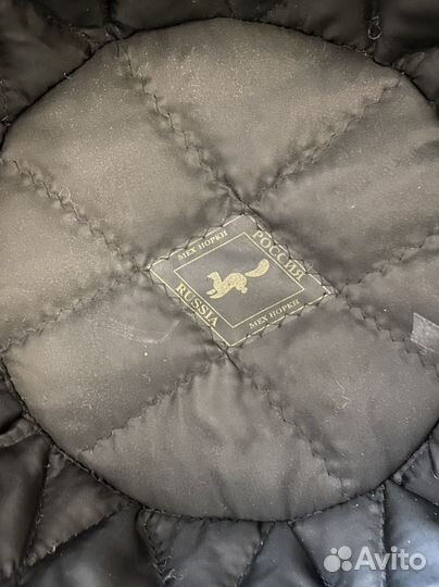 Норковая шапка мужская