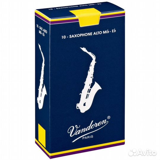 Vandoren SR212 трость для саксофона альт традицион