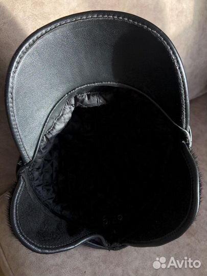 Кепка мужская нерпа кожа