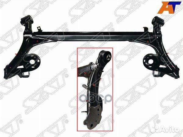 Балка задняя VW polo 12/skoda rapid 13- (под