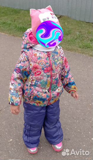 Куртка-жилетка для девочки 98 см