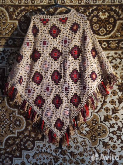 Платок шаль пончо