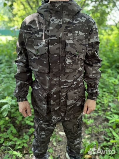 Костюм горка на флисе мужской камуфляж зима лето