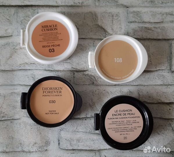 Тональные крема, кушоны класса Люкс