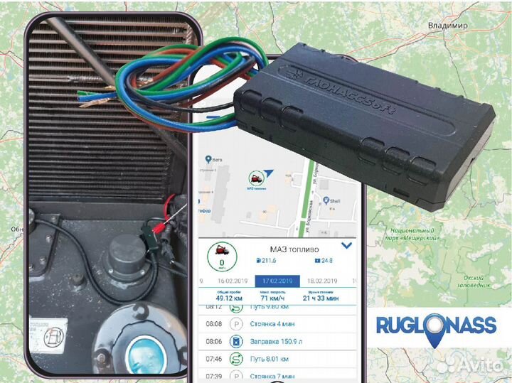 Глонасc-GPS трекер