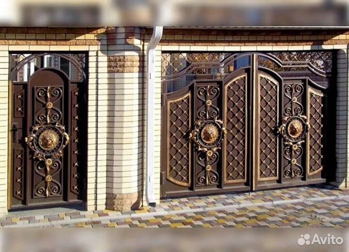 Кованые ворота и калитки