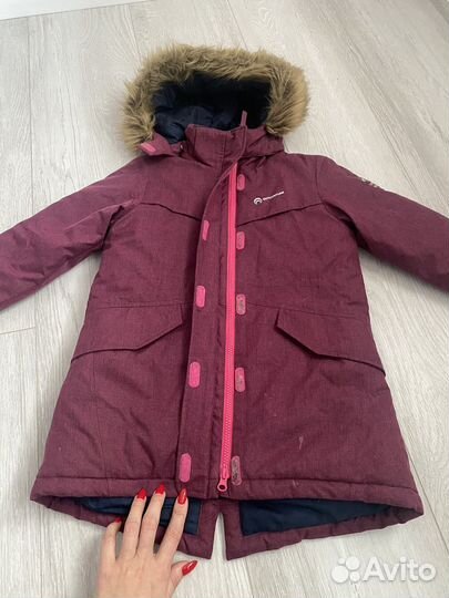 Куртка детская зимняя 116