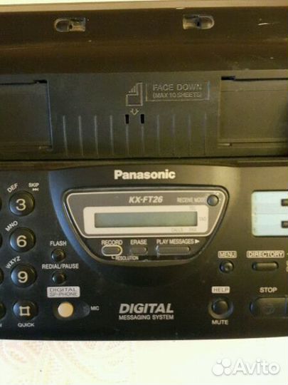 Факс Panasonic kx-ft26
