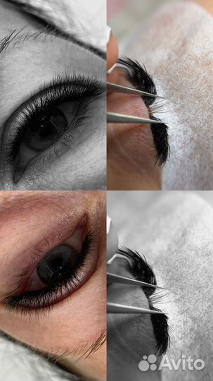 Наращивание ресниц модель