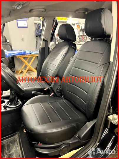 Чехлы Автопилот Ford Fusion из экокожи чёрные