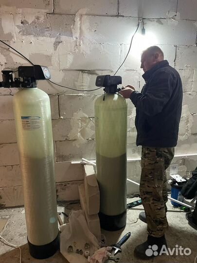 Очистка воды от железа, жёсткости, запахов