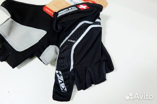 Перчатки KV+ onda, для лыжероллеров синие и черные