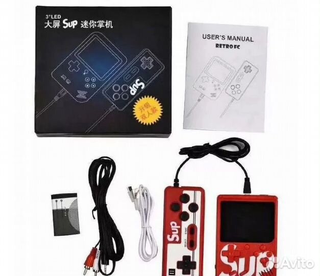 Игровая приставка Sup 400 игр геймбой, денди