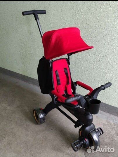 Детский велосипед красный