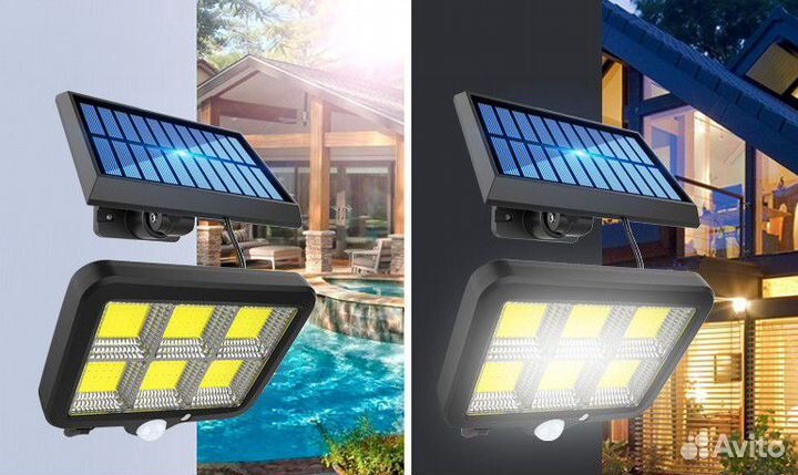 Уличный светильник беспроводной с датчиком движени