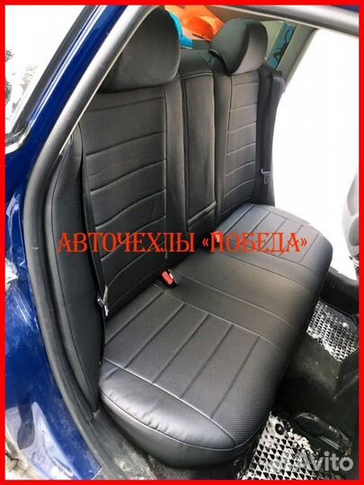 Чехлы Volkswagen Passat B5 из экокожи чёрные Класс