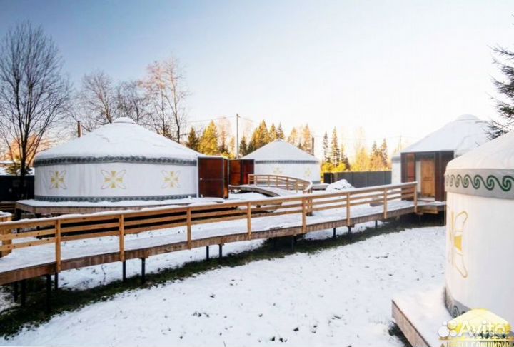 Юрта для глэмпинга