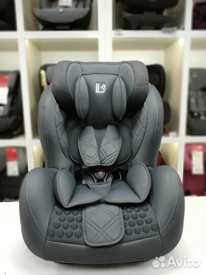 Автокресло 9-36кг изофикс LK thunder серый цвет